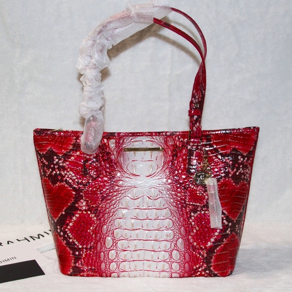 NWT BRAHMIN Medium Asher Tote Leather Heart Bag Purse - Picture 2 of 7